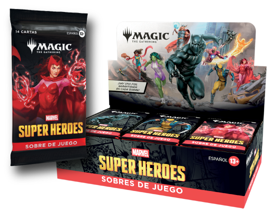 Caja de Sobres de Juego Español — Marvel Super Heroes — Magic: The Gathering