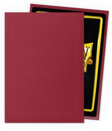 Dragon Shield Matte Blood Red — 100 Fundas 2