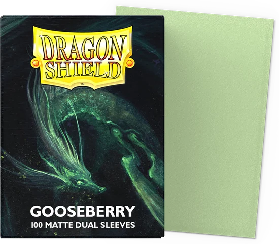 Dragon Shield Matte Dual Gooseberry — 100 Fundas
