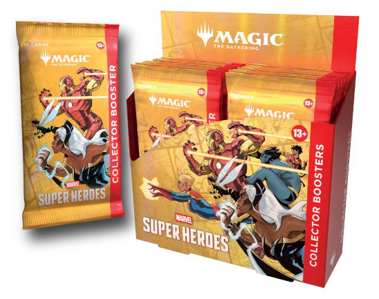Collector Booster Box Inglés — Marvel Super Heroes — Magic: The Gathering