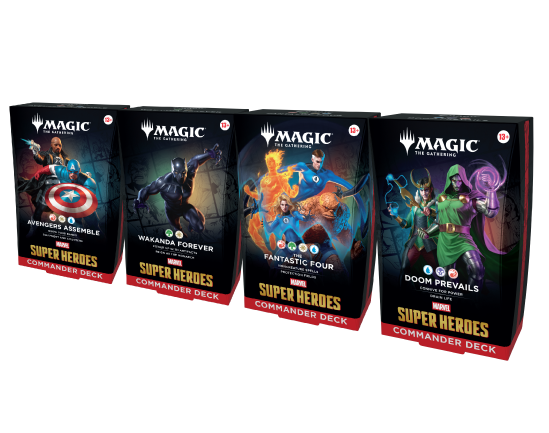 Commander Case Inglés — Marvel Super Heroes — Magic: The Gathering