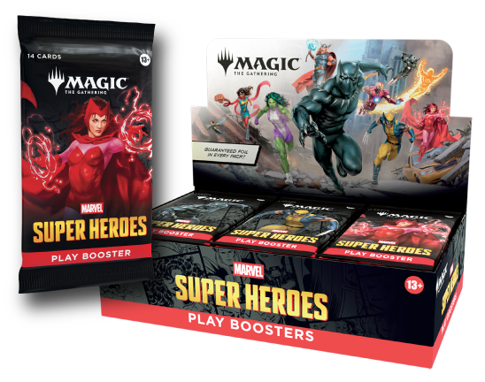 Caja de Sobres de Juego Inglés — Marvel Super Heroes — Magic: The Gathering