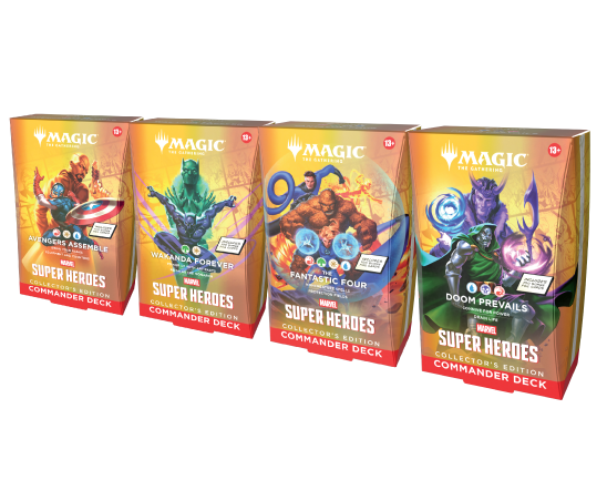 Collector Commander Case Inglés — Marvel Super Heroes — Magic: The Gathering