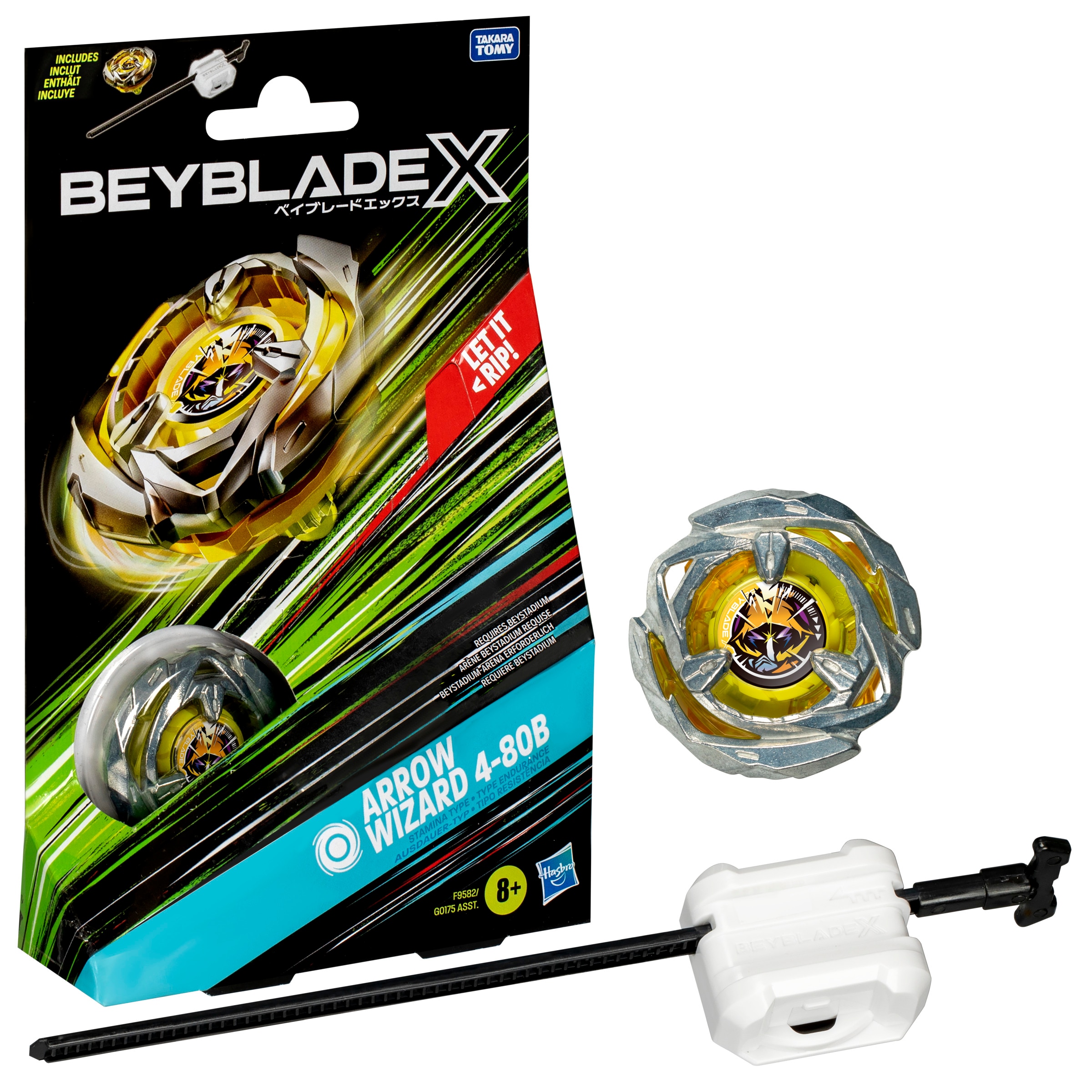 Beyblade X Arrow Wizard 4-80B (Amarillo)