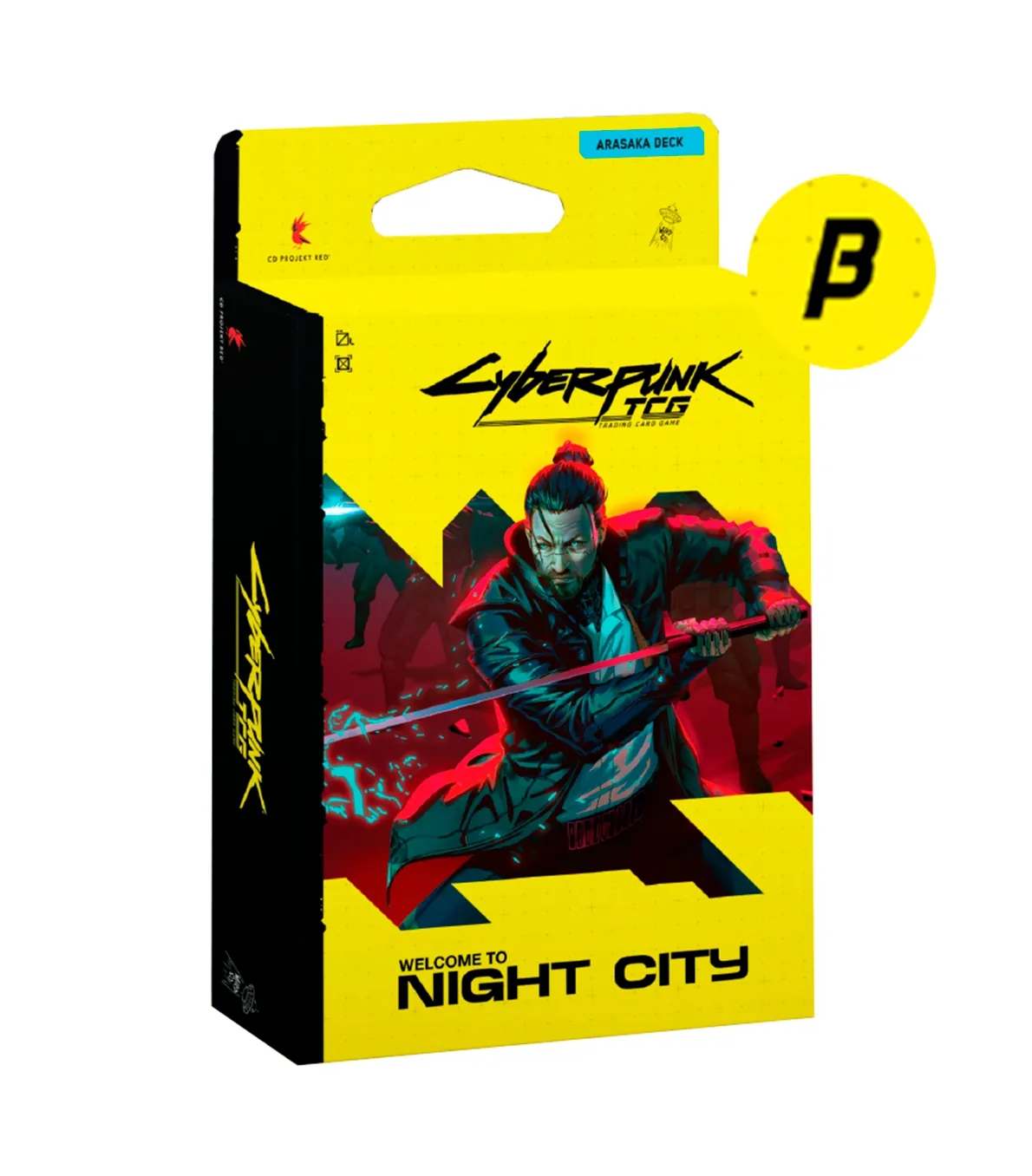 Cyberpunk TCG — Welcome to Night City — Starter Deck Display Embracing Power (6 Mazos, Beta)