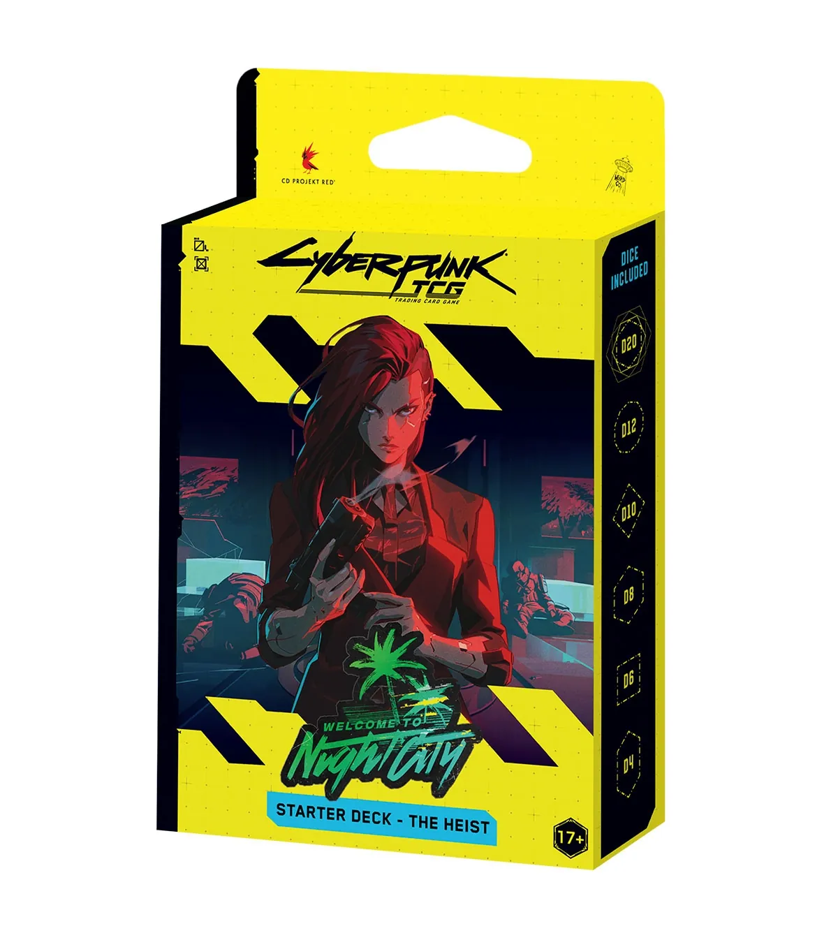 Cyberpunk TCG — Welcome to Night City — Starter Deck Display The Heist (6 Mazos)