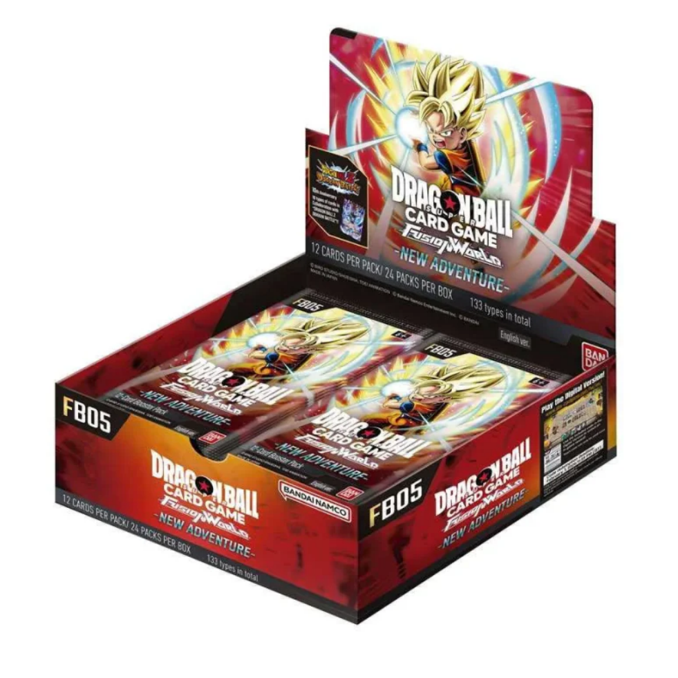 Dragon Ball — Caja de Dragon Ball Fusion World FB-05 New Adventure Inglés 2025