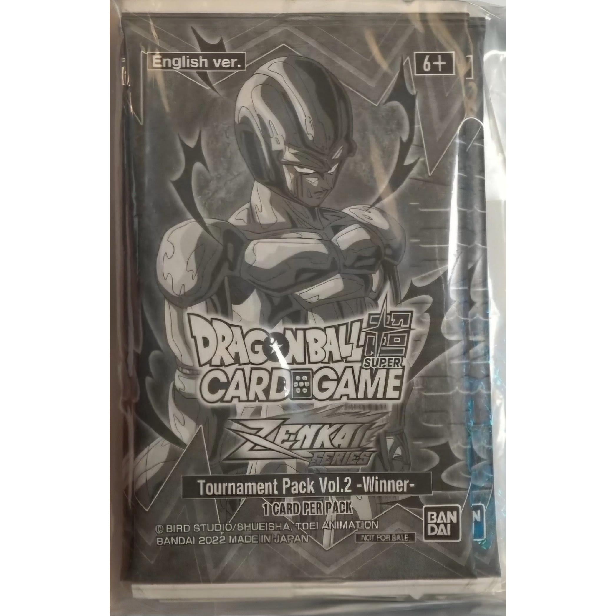 Dragon Ball — Zenkai Series Tournament Pack Vol.2 — Pack 4 Sobres — Winner — Inglés