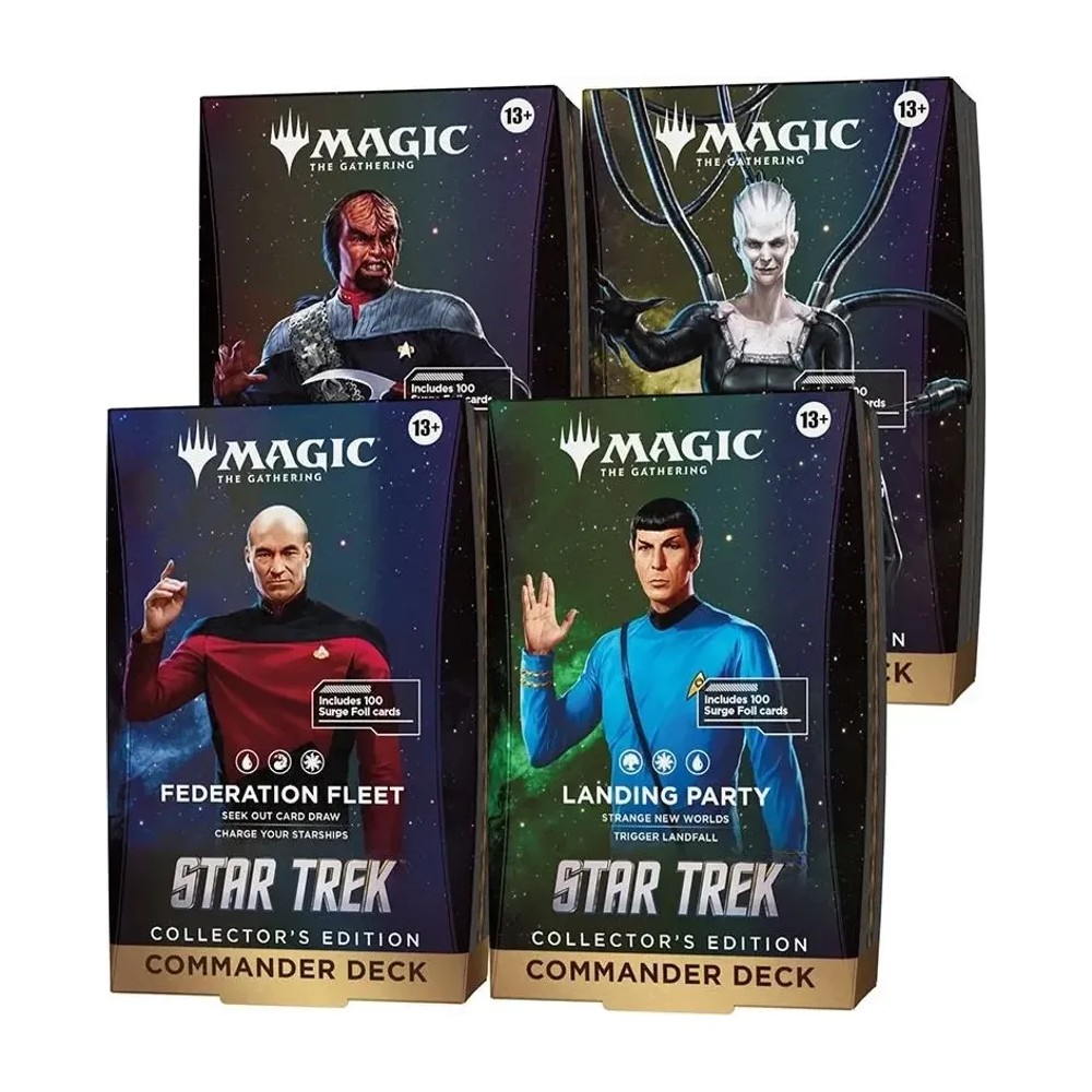 Star Trek — Expositor Commander Edición Coleccionista (4 Mazos)