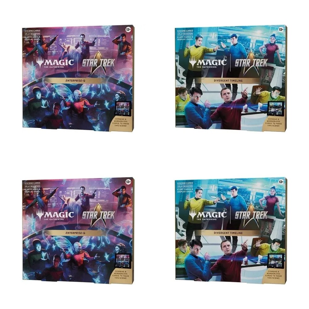 Star Trek — Scene Box Display (4 Cajas)