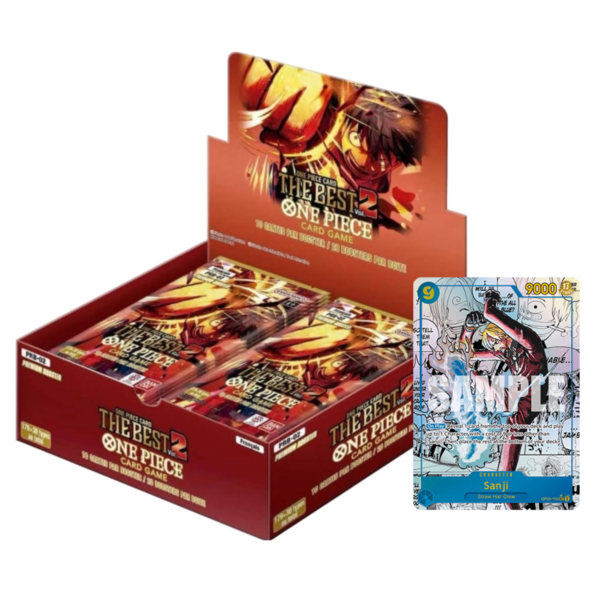 One Piece Caja 20 Sobres PRB-02 The Best vol.2 Premium Collection