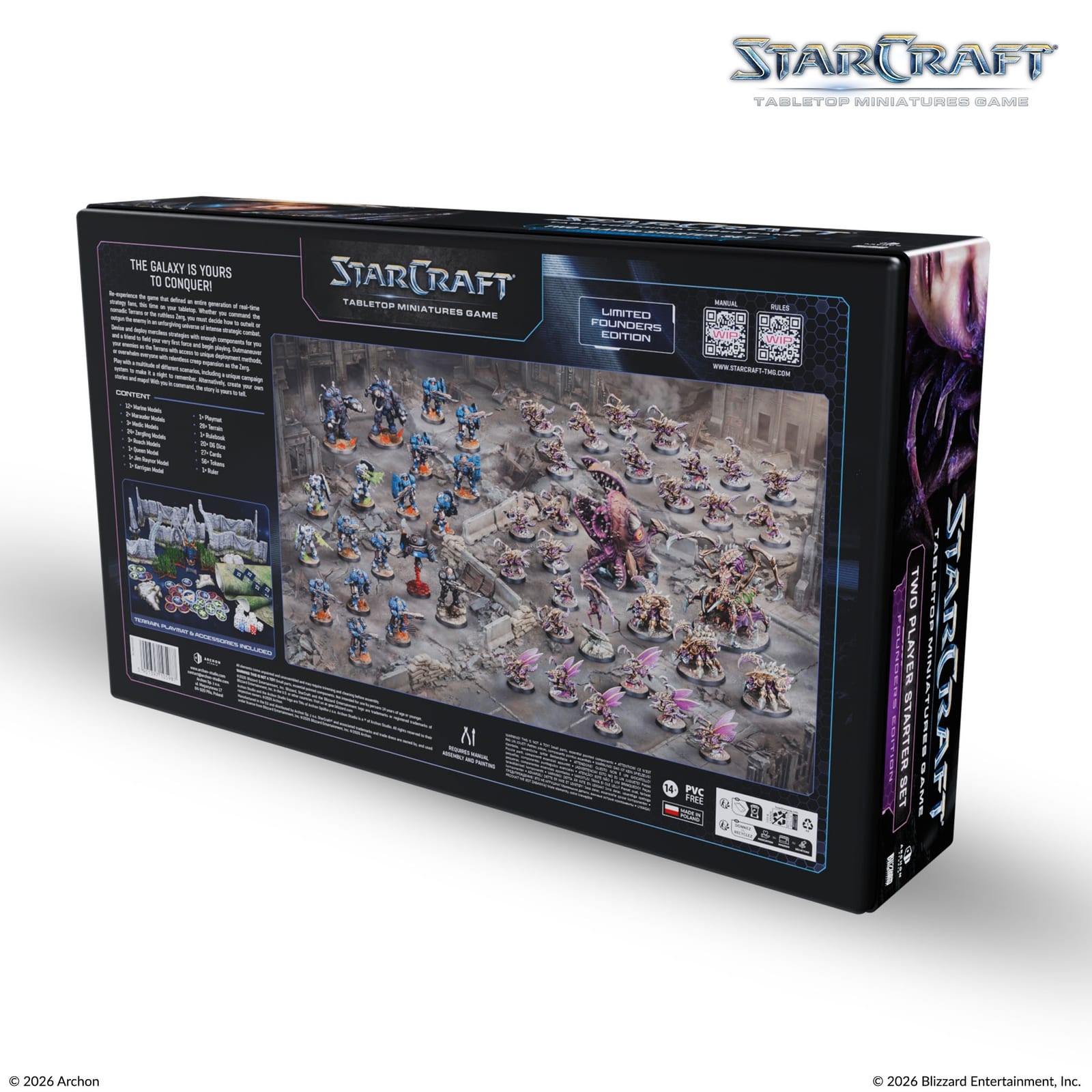 StarCraft: Tabletop Miniatures Game — Two Player Starter Set (Founder's Edition) 2